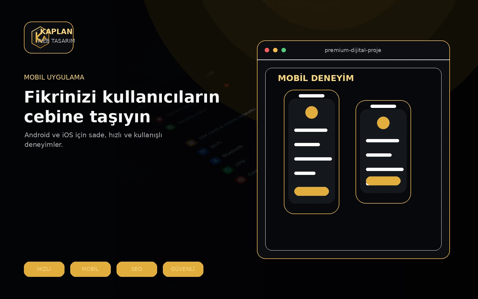 Mobil Uygulama hizmet görseli