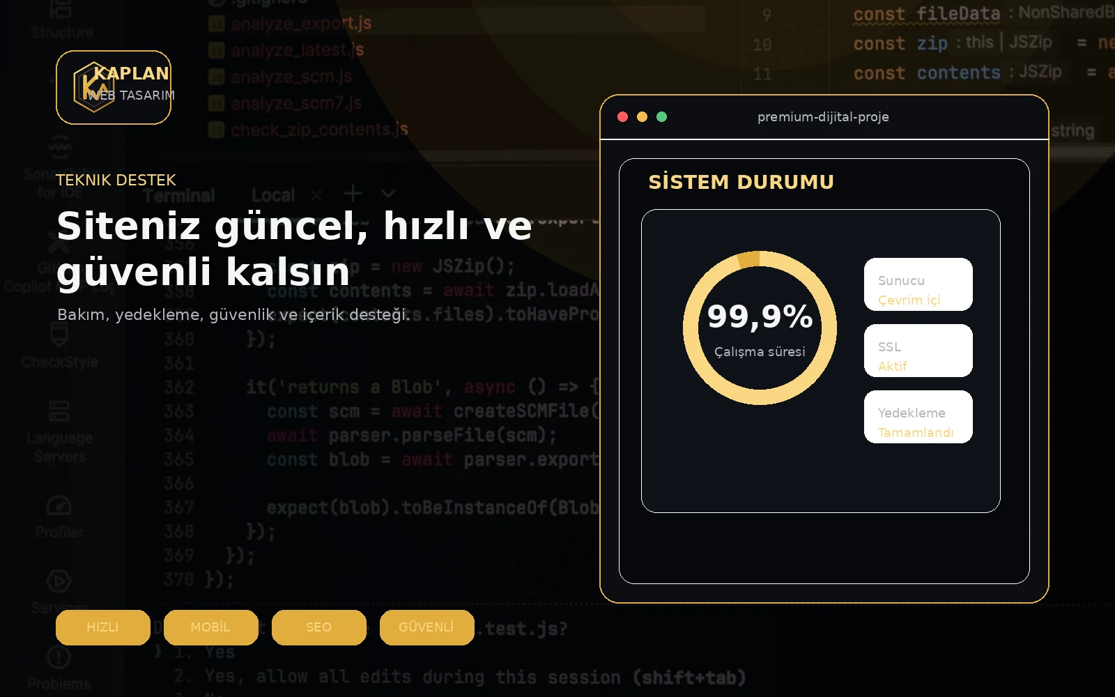 Teknik Destek & Bakım hizmet görseli